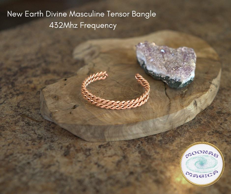 Atlantean Cubit Divine Masculine Tensor Bangle