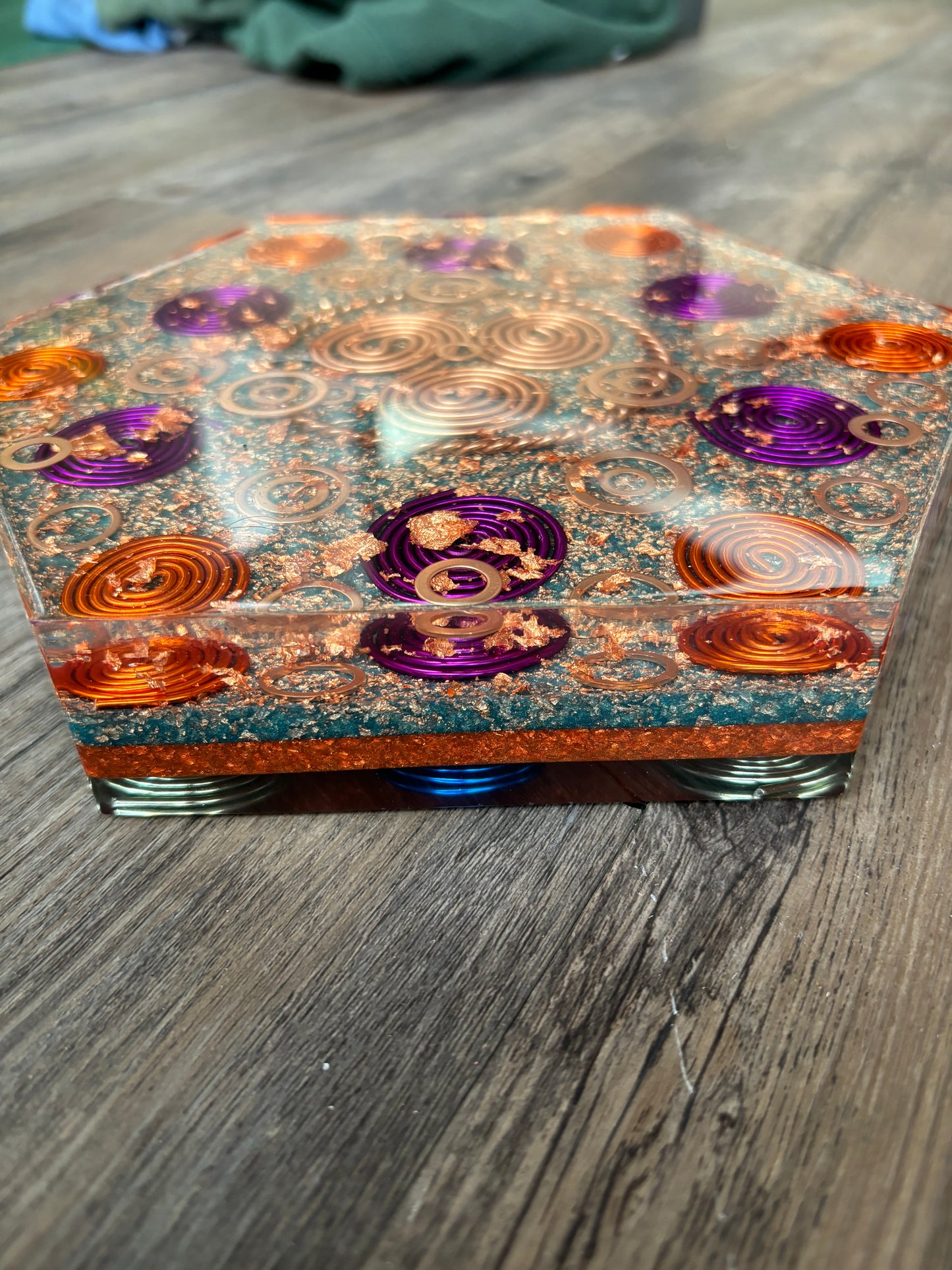 Hexagonal Life Force Energy Charging Plate (One of A Kind)