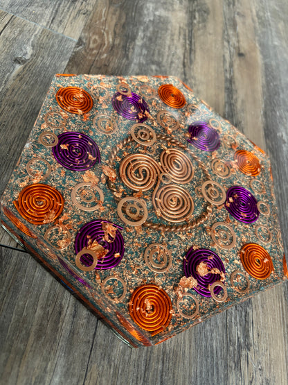 Hexagonal Life Force Energy Charging Plate (One of A Kind)