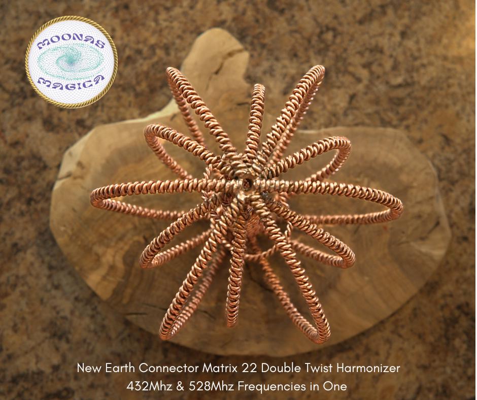 New Earth Connector Matrix 22 Double Twist Harmonizer (432 & 528Mhz)