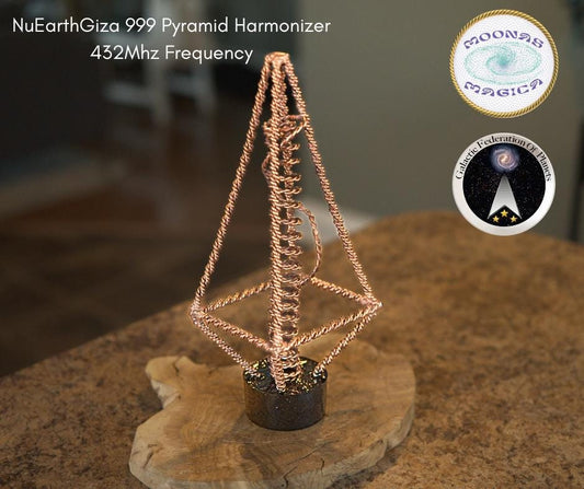 NuEarthGiza 999 Pyramid Harmonizer with Orgone Base