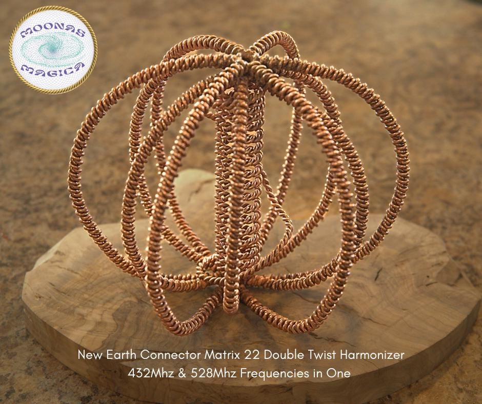 New Earth Connector Matrix 22 Double Twist Harmonizer (432 & 528Mhz)