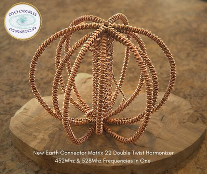 New Earth Connector Matrix 22 Double Twist Harmonizer (432 & 528Mhz)