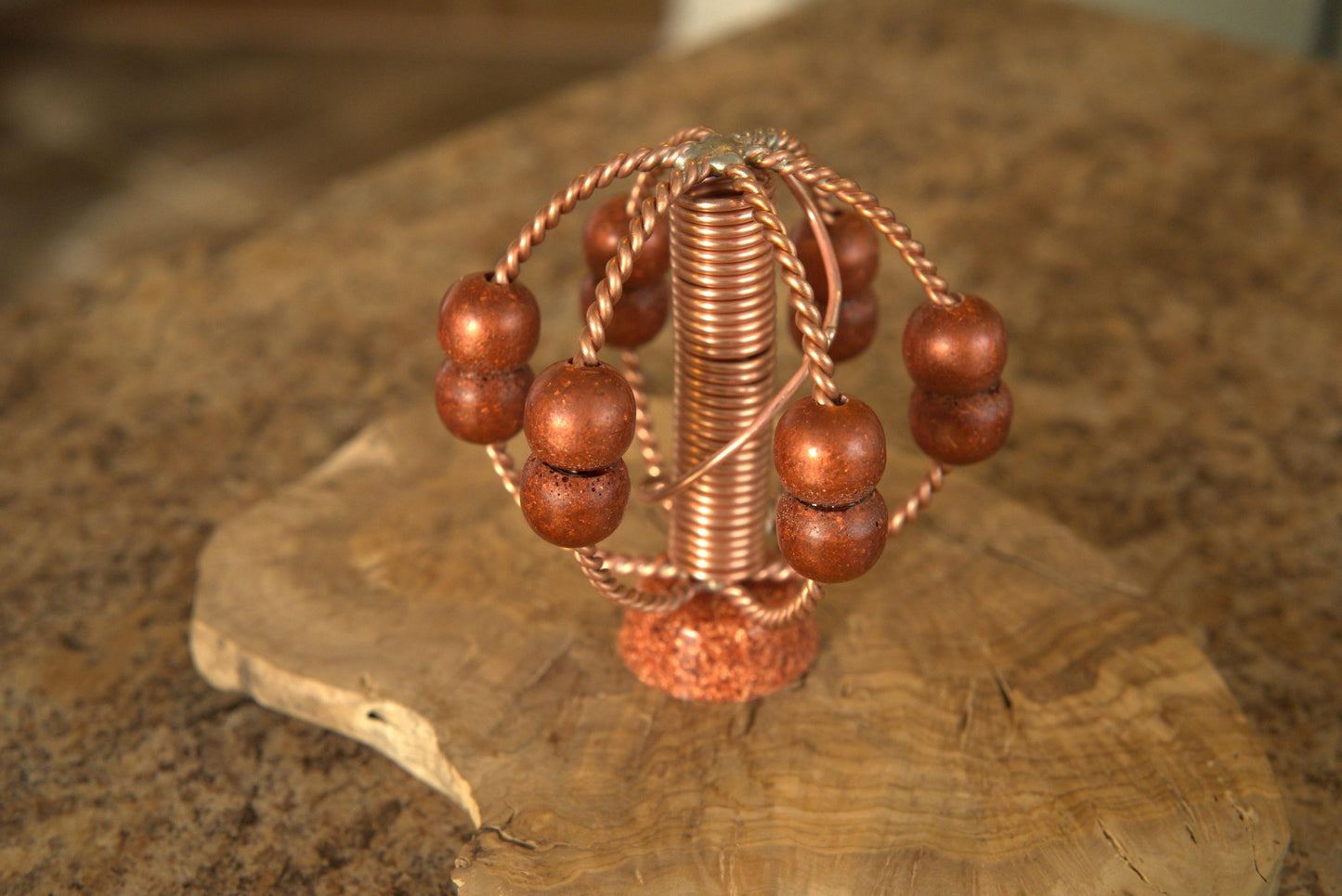 Classic Moona’s Magica Lost Cubit Harmonizer with Orgone Spheres & Base