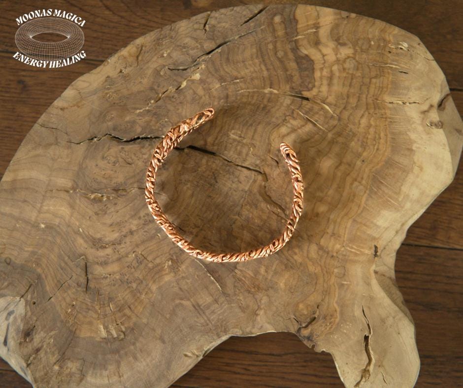 Atlantean Cubit Hammered Dragon Scale Bangle